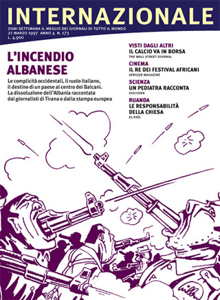 L’incendio albanese