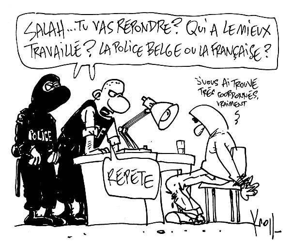 francais travailler in belghe