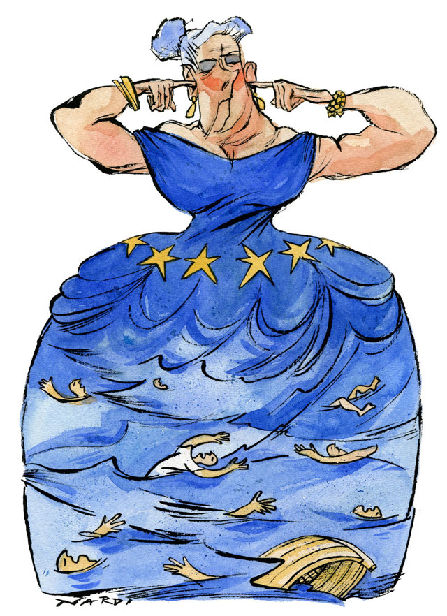 Una vignetta per riflettere sull'attualità politica europea ...