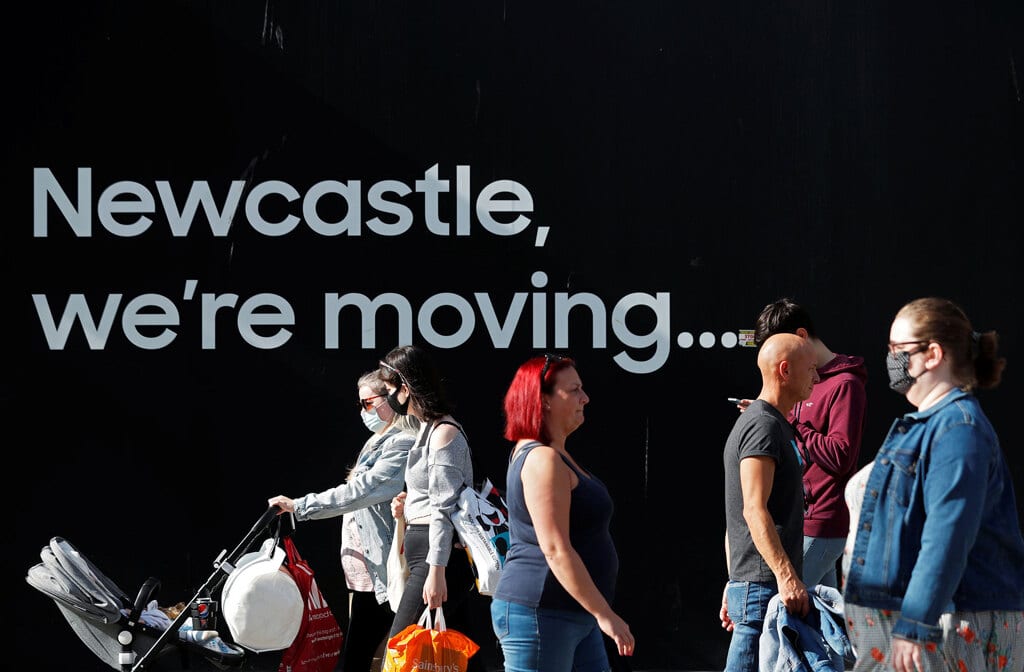 Newcastle Regno Unito 17 settembre 2020