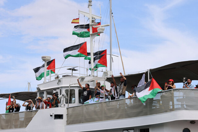 Venti imbarcazioni della Global sumud flotilla partono per Gaza Venti imbarcazioni della Global sumud flotilla partono per Gaza