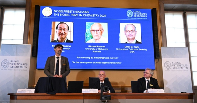 Il Nobel per la chimica assegnato a Susumu Kitagawa, Richard Robson e Omar M. Yaghi