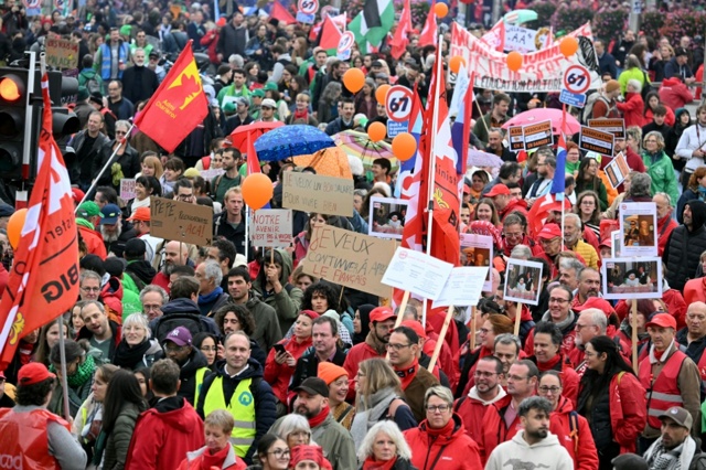 Giornata di mobilitazione in Belgio contro la legge di bilancio Giornata di mobilitazione in Belgio contro la legge di bilancio