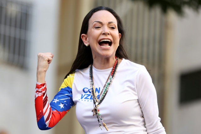 nobel incertezza sull8217attesa prima apparizione dell8217esponente dell8217opposizione venezuelana machado in 11 mesi