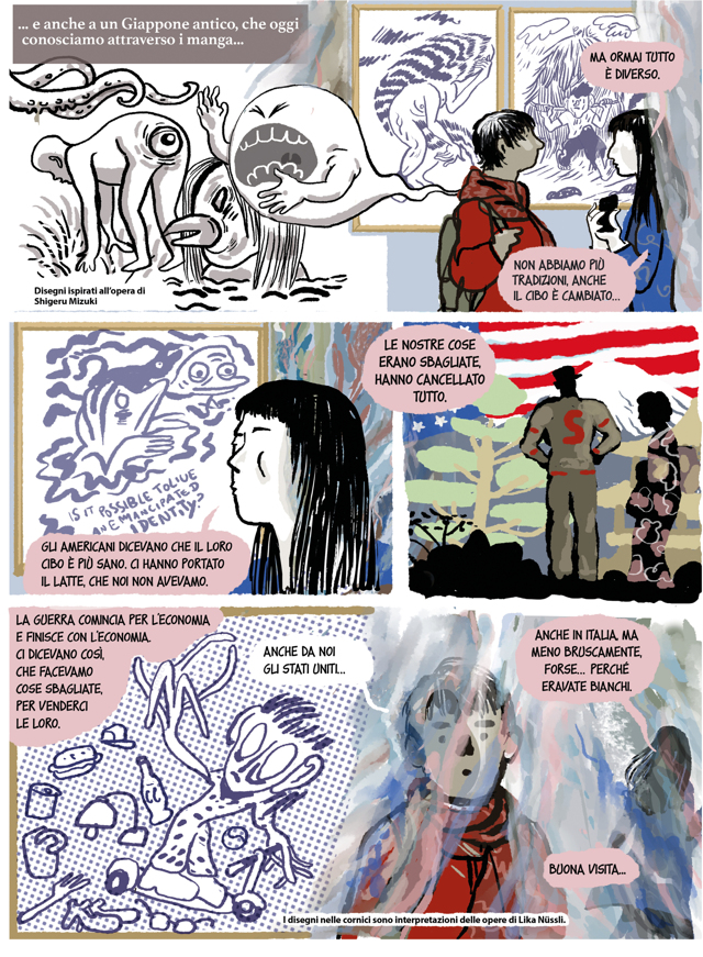 Laura Scarpa · il fumetto come sguardo critico sul presente. Contemporary art, photography or visual culture featured by Acquistare Arte.