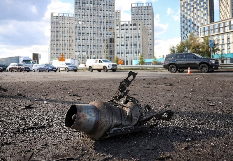 Photograph accompanying Russia's jet-powered drones make speed the test for the next generation of interceptors