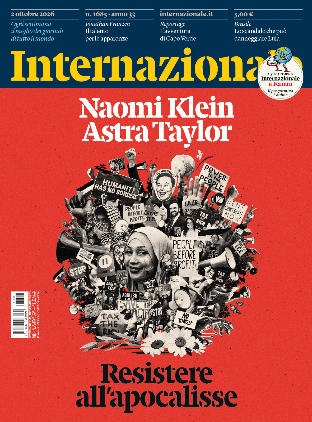 Immagine di copertina del settimanale